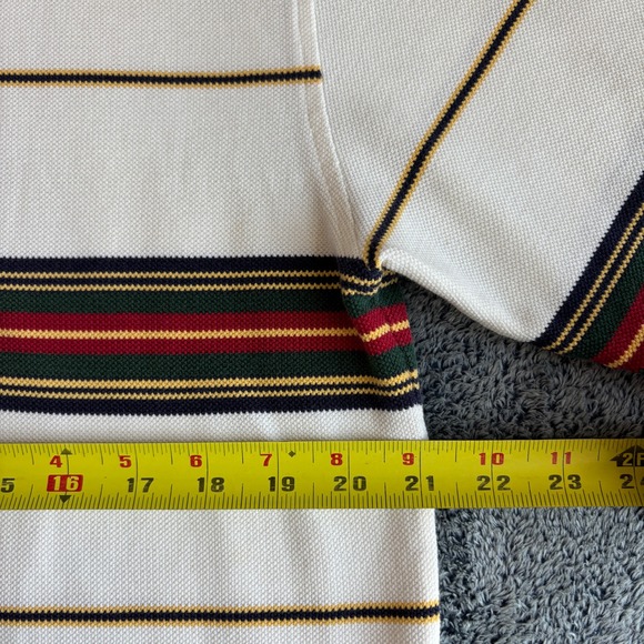 Tommy Hilfiger Mens Striped Polo Shirt Classic Fit Short Sleeve Casual - Picture 7 of 7